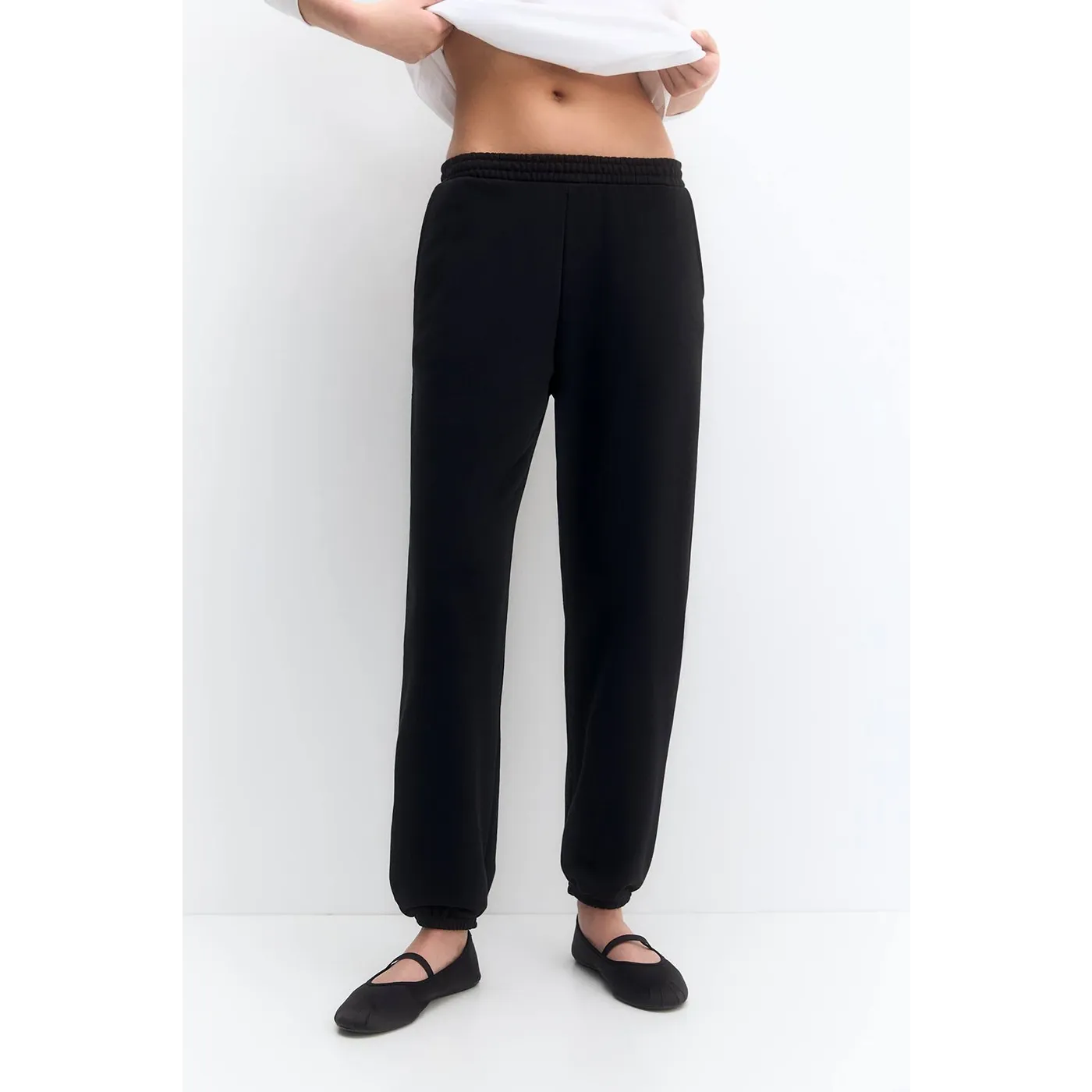 PB Basic Balloon Fit Black Joggers