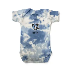 Personalized Johns Hopkins Blue Jays Tie Dye Bodysuit