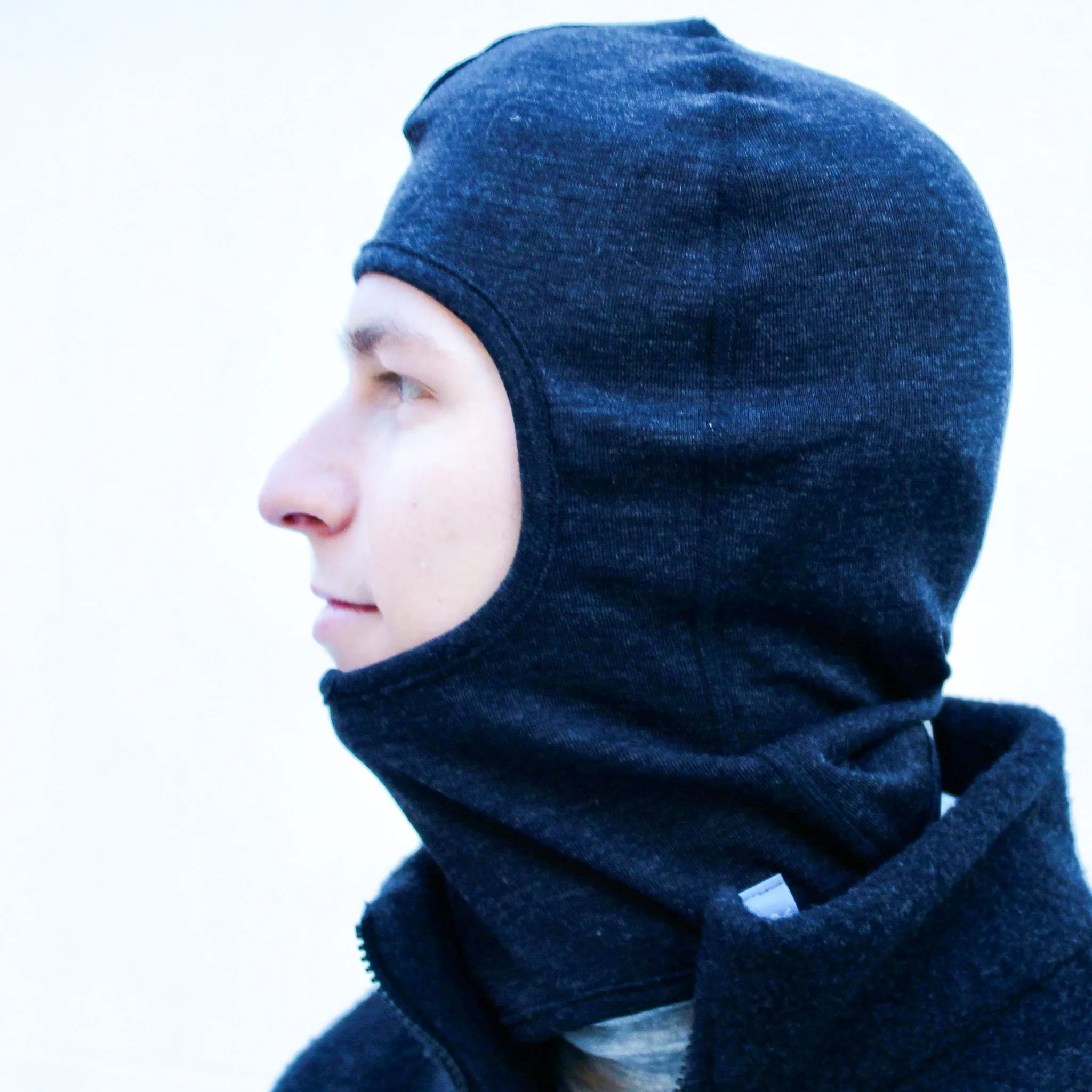 Pickapooh Unisex Balaclava, Wool/Silk