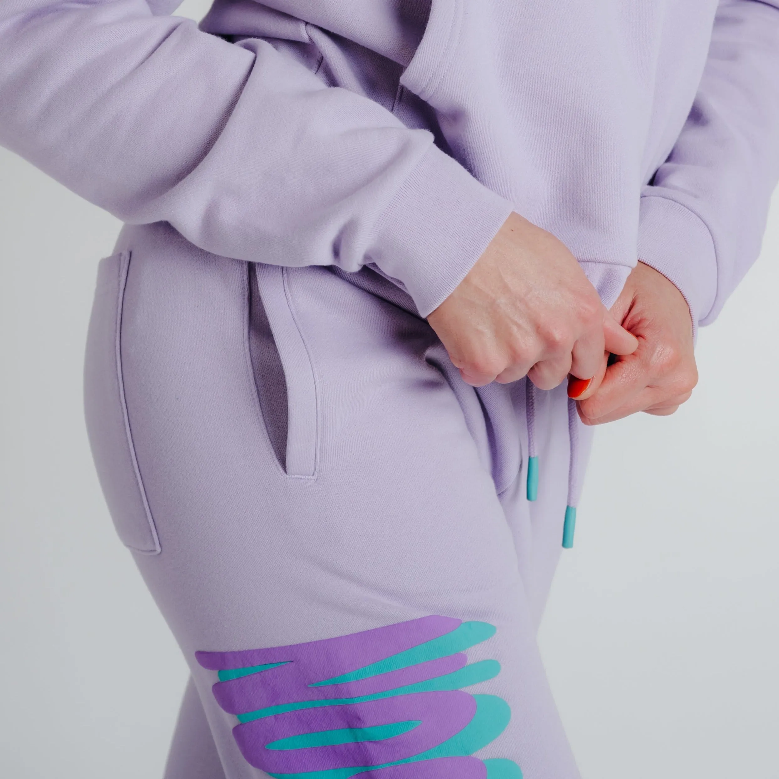 Pinched Sweatpants - Lavender