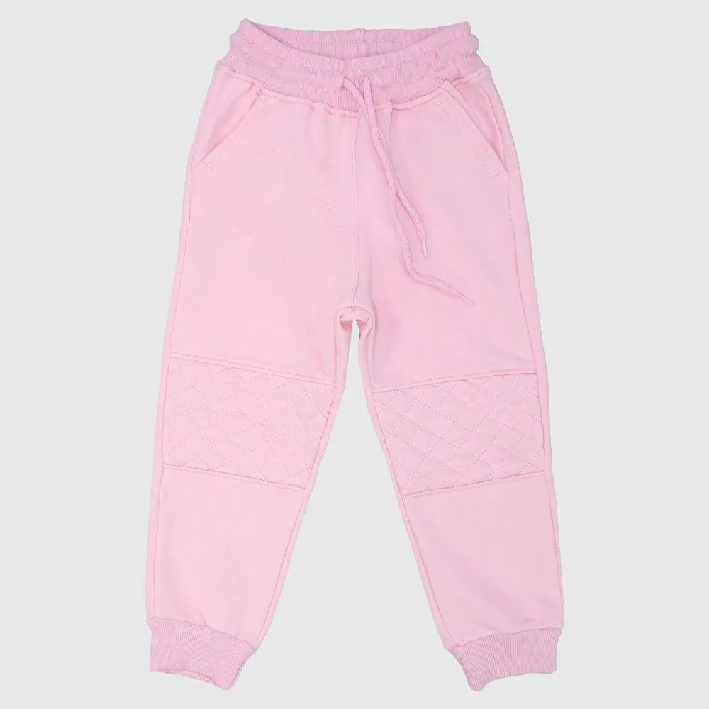 Pink Fleeced Sweatpants