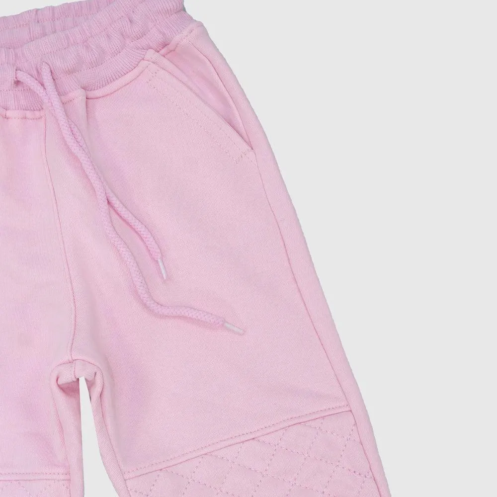 Pink Fleeced Sweatpants