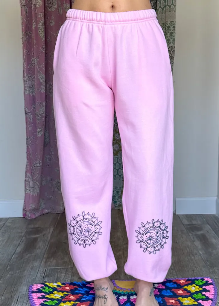 Pink Mandala Sweatpants