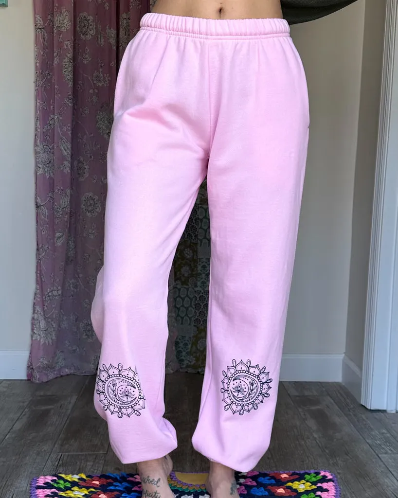 Pink Mandala Sweatpants