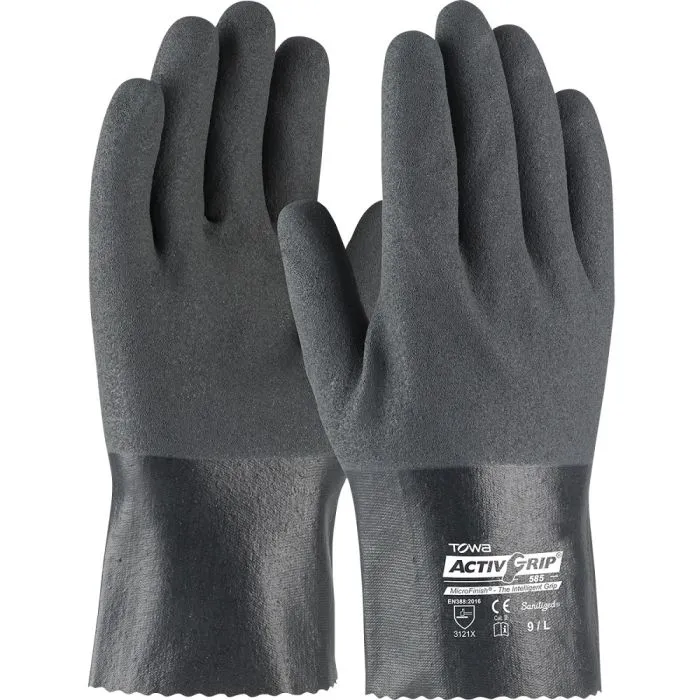 PIP ActivGrip 56-AG585 10” Nitrile Coated Glove, Box of 12