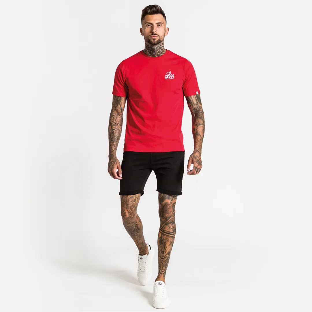 Premium Cotton B33 Tee - Red