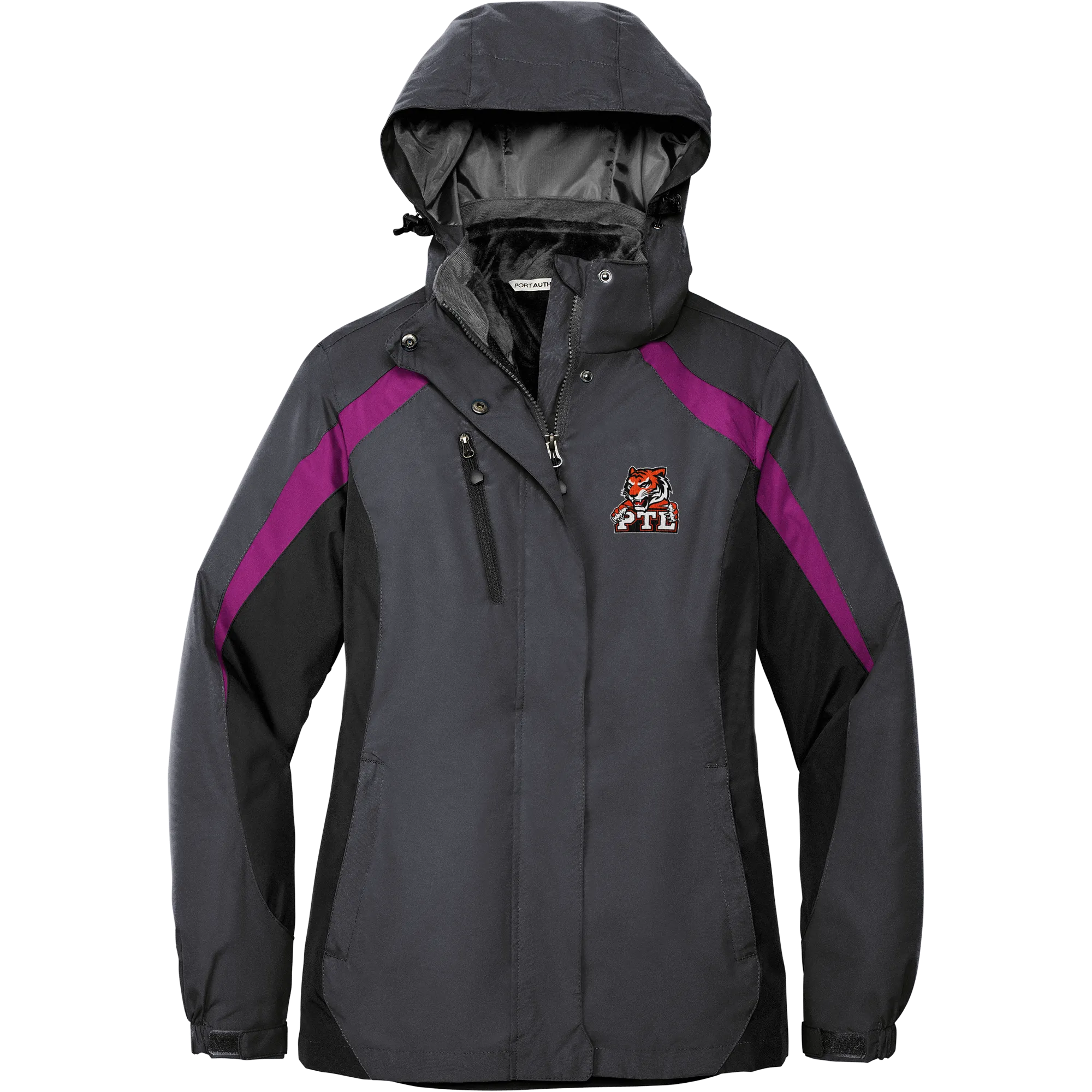 Princeton Tiger Lilies Ladies Colorblock 3-in-1 Jacket