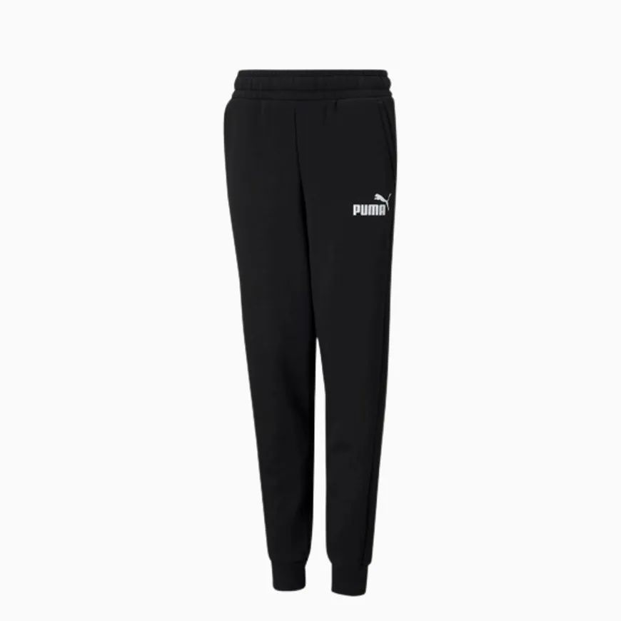 Puma Essentials Logo Boys Lifestyle Pant Black