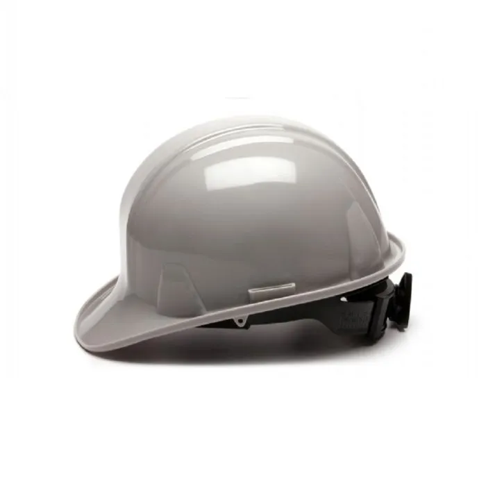 Pyramex HP14112 SL Cap Style 4 Point Ratchet Hard Hat, Gray, 1 Each