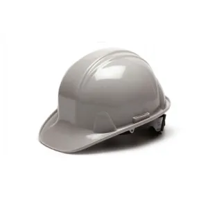 Pyramex HP14112 SL Cap Style 4 Point Ratchet Hard Hat, Gray, 1 Each