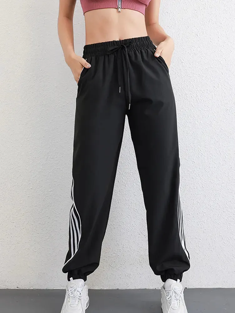 Quick Dry Plus Size Jogging Sweatpant with Pocket and Drawstring