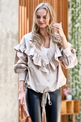 "Reese" Ruffle Jacket