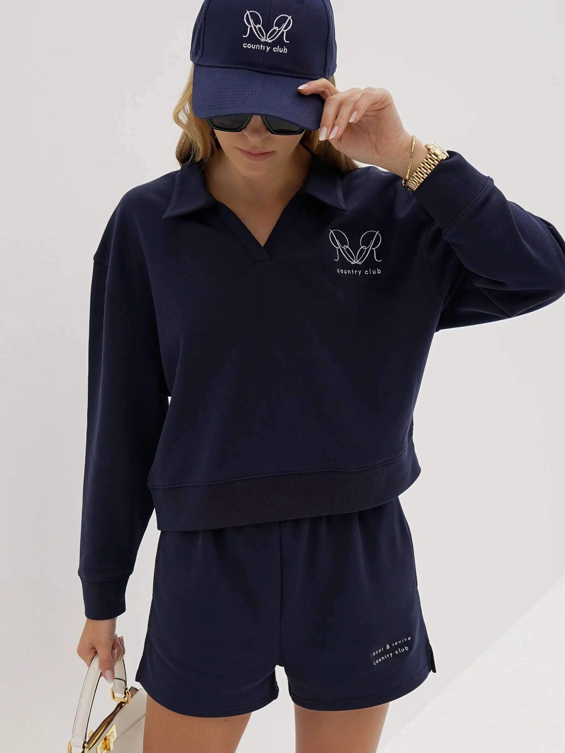 R & R Preppy Sweatshirt | Navy