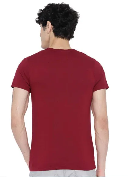 Regular Fit Men's Half Sleeve Cotton Henley T-Shirts Combo (Pack Of 2) by LazyChunks