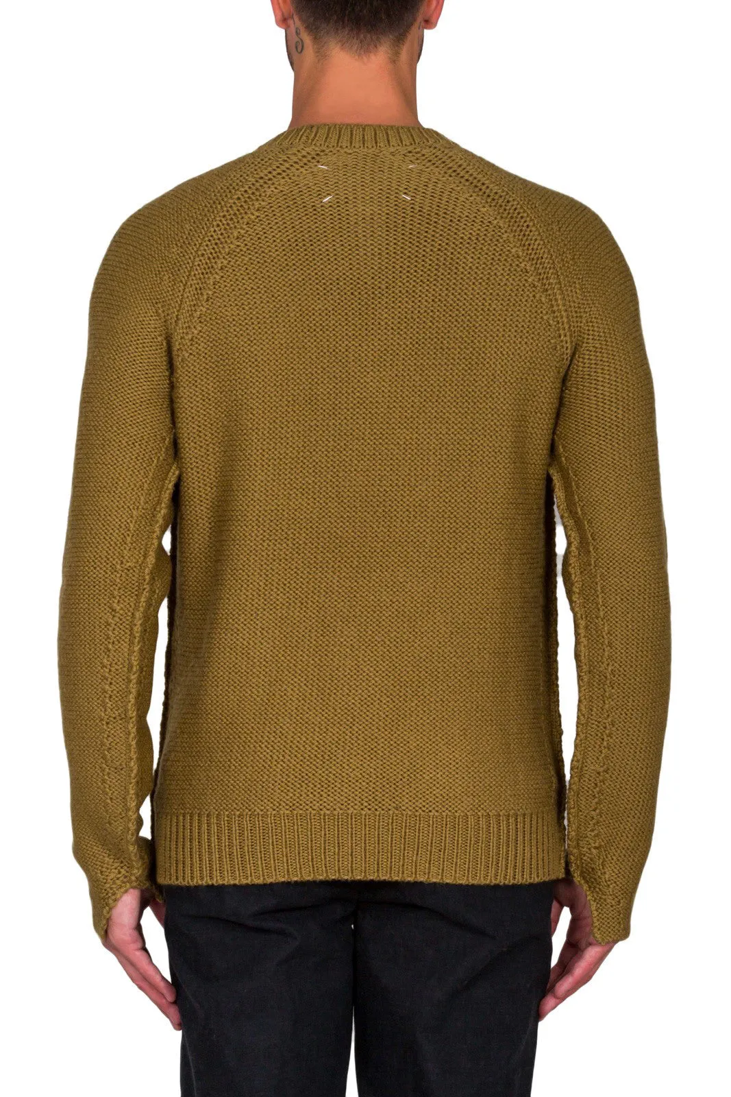 Ribbed Crew Neck Sweater