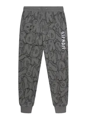 RIPNDIP Bubble Bobble Charcoal Heather Sweatpants