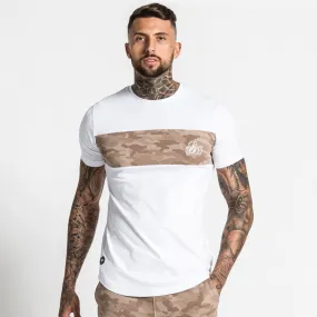 Rokin Tee - White/Sand Camo