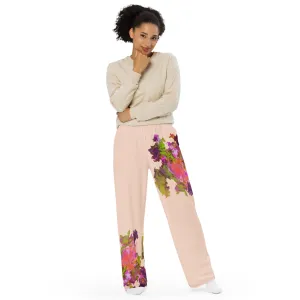 RURAL. All-over print unisex wide-leg pants