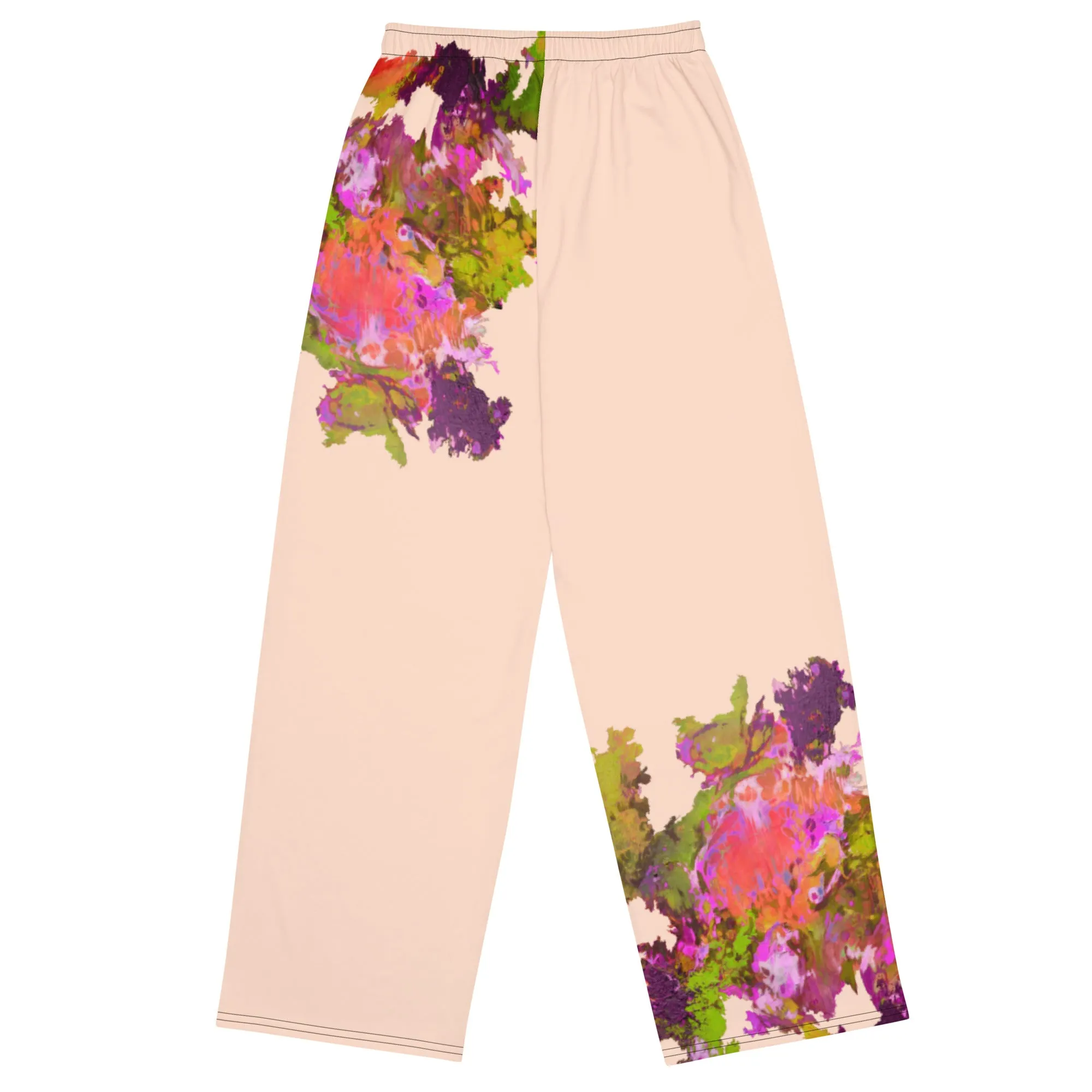 RURAL. All-over print unisex wide-leg pants