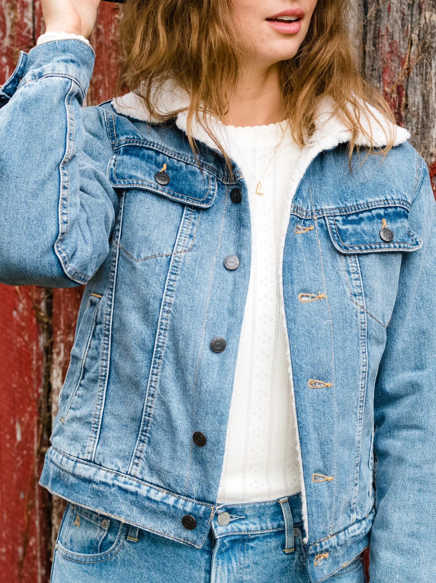 Shannon Sherpa Denim Jacket