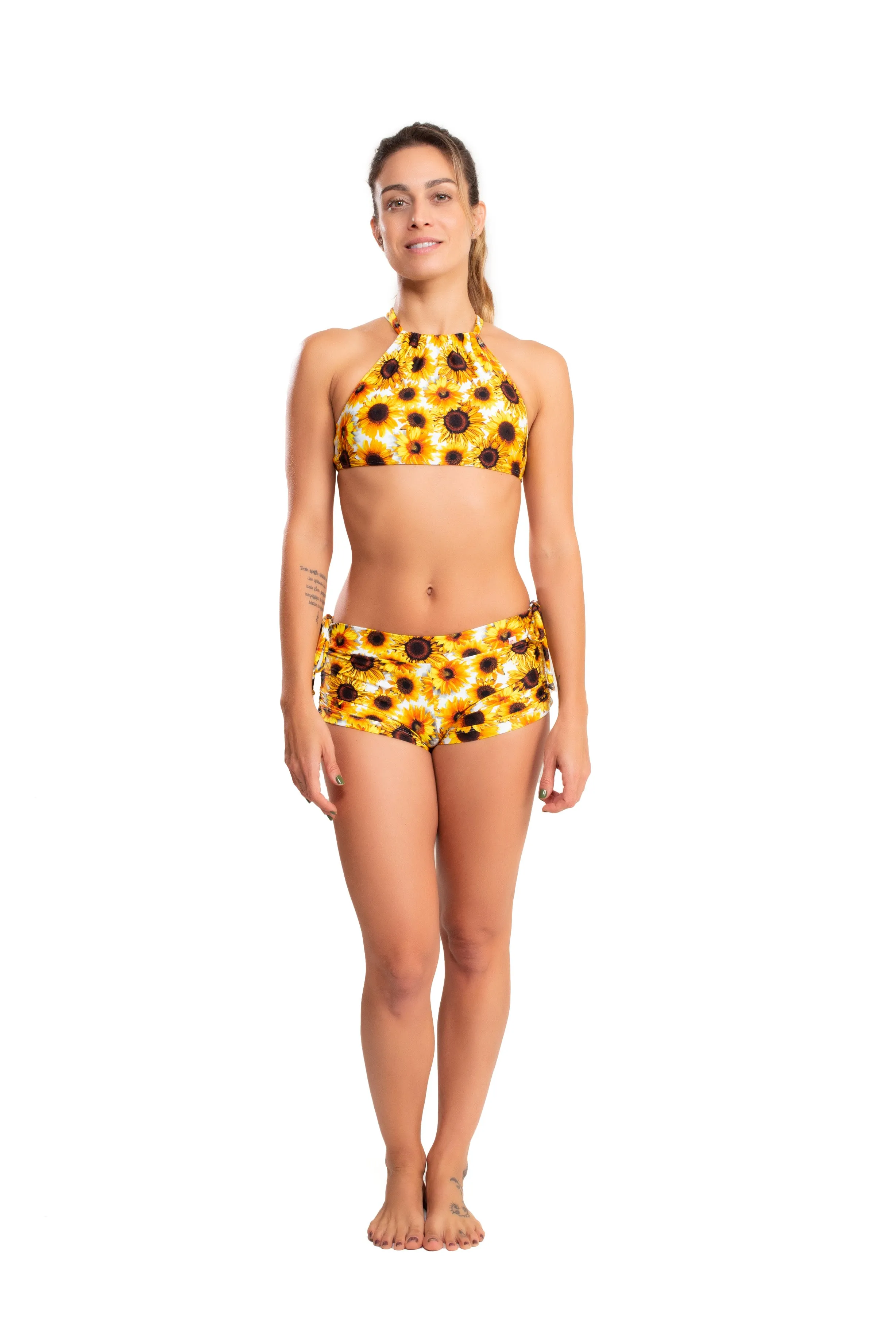 Side String Shorts, Sunflower Fields