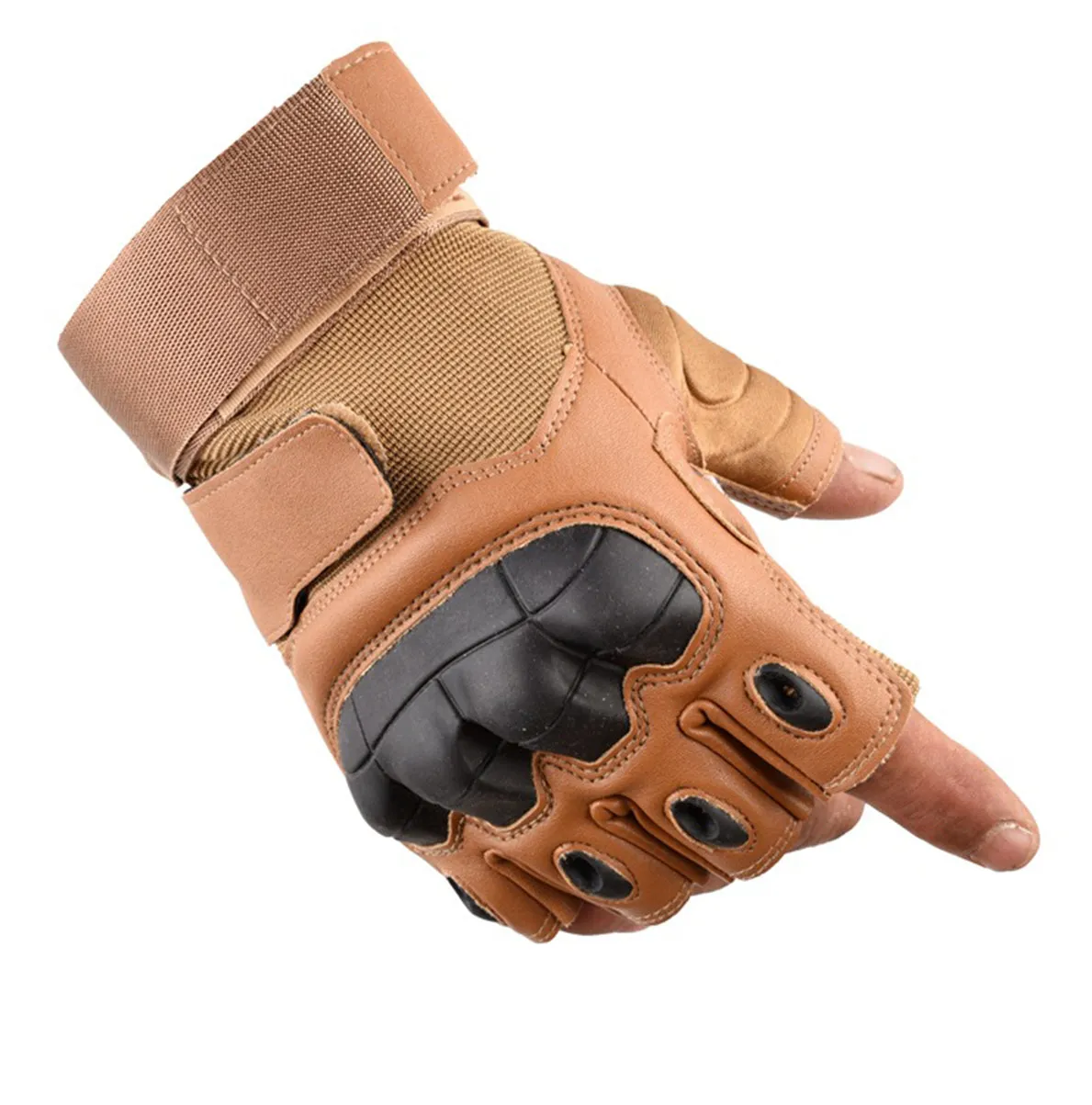 Sidiou Group Outdoor Gloves Strategy Technique Gloves Half Finger Style Training Camping for Sport Protection