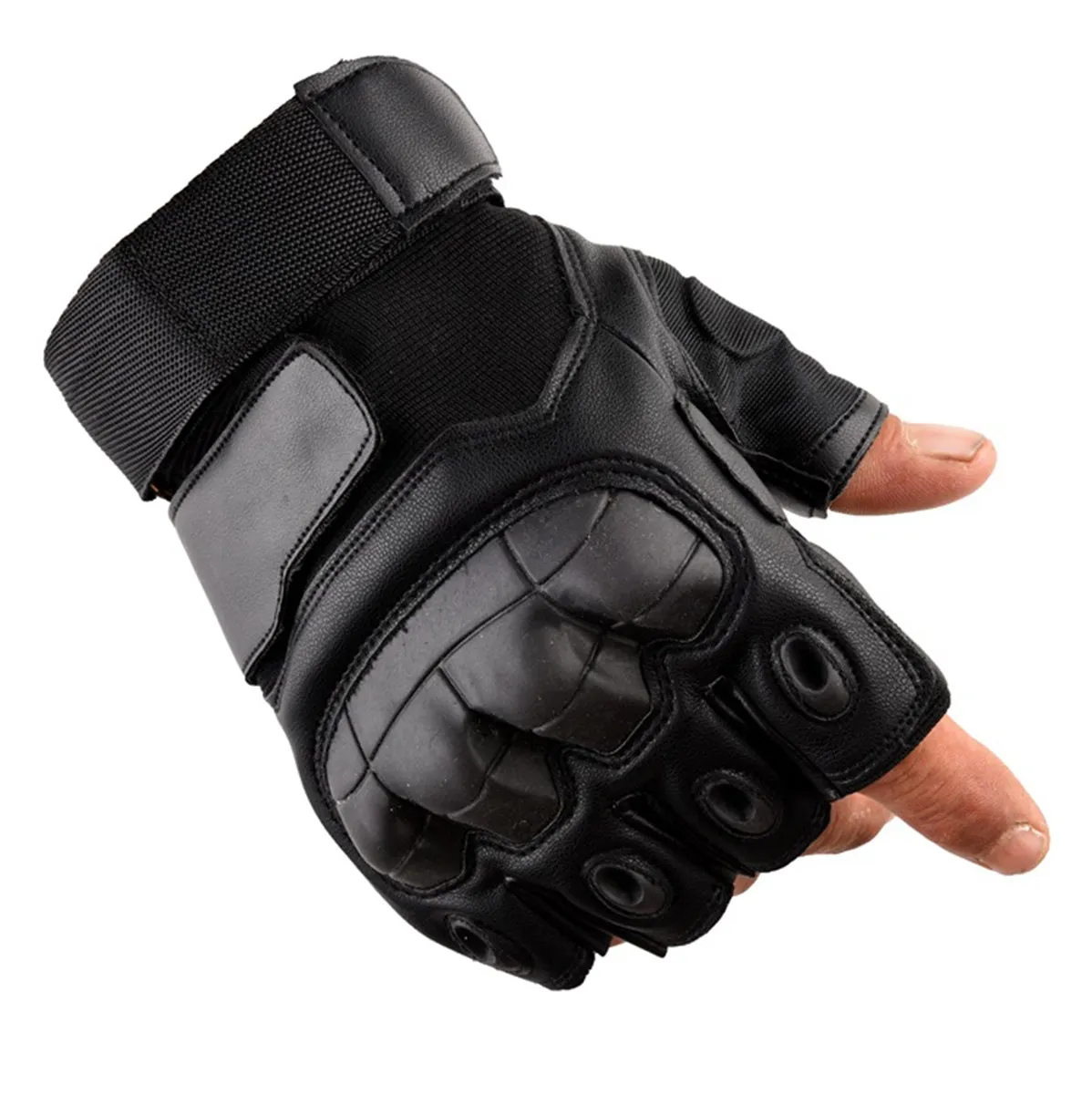 Sidiou Group Outdoor Gloves Strategy Technique Gloves Half Finger Style Training Camping for Sport Protection