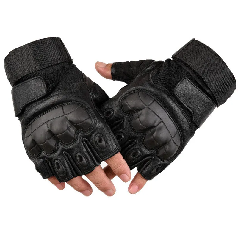 Sidiou Group Outdoor Gloves Strategy Technique Gloves Half Finger Style Training Camping for Sport Protection