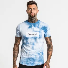 Singel Tee - Blue Tie Dye