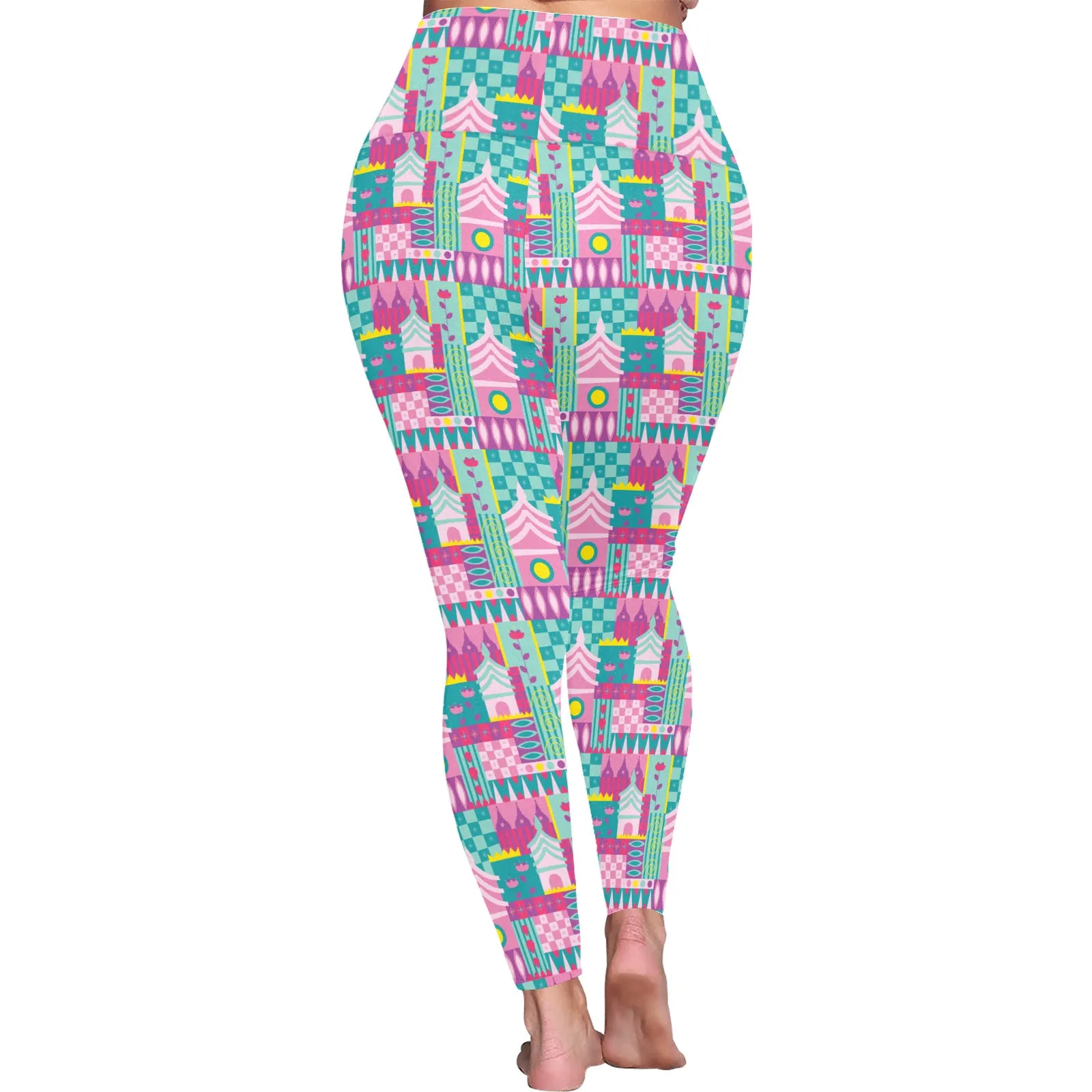 Small World Women's Plus Size Athletic Leggings