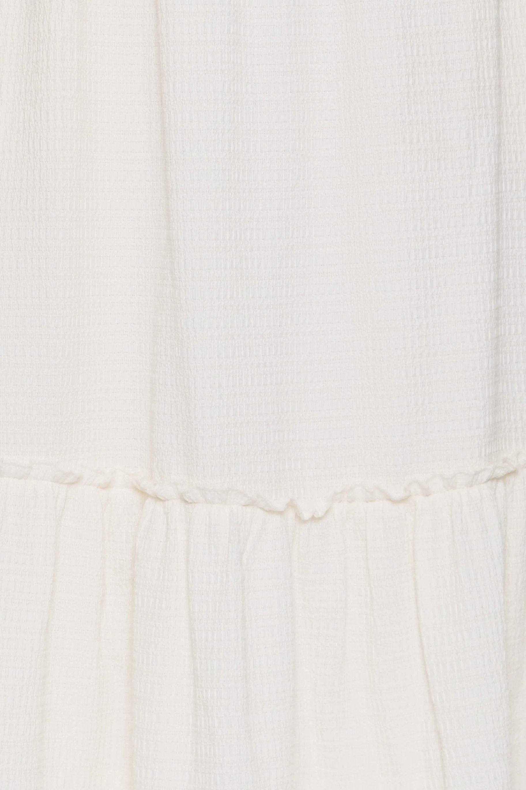 Smocked Ivory Skirt 0496