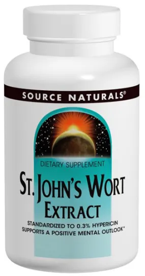 SOURCE NATURALS - St. John's Wort Extract 300 mg - 240 Tablets