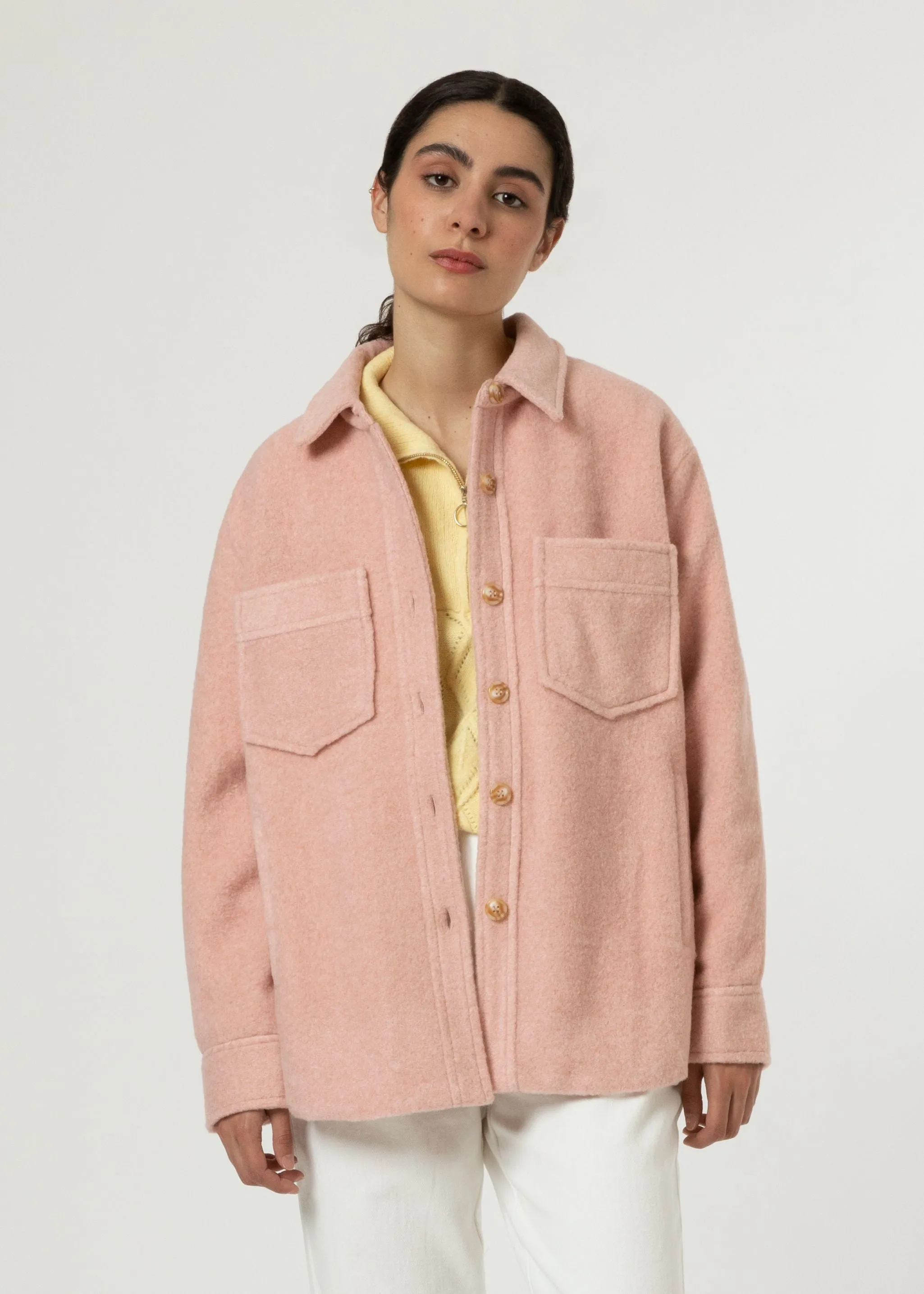 Sparks Woven Shacket Coat