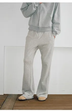 Split-cut sweatpants