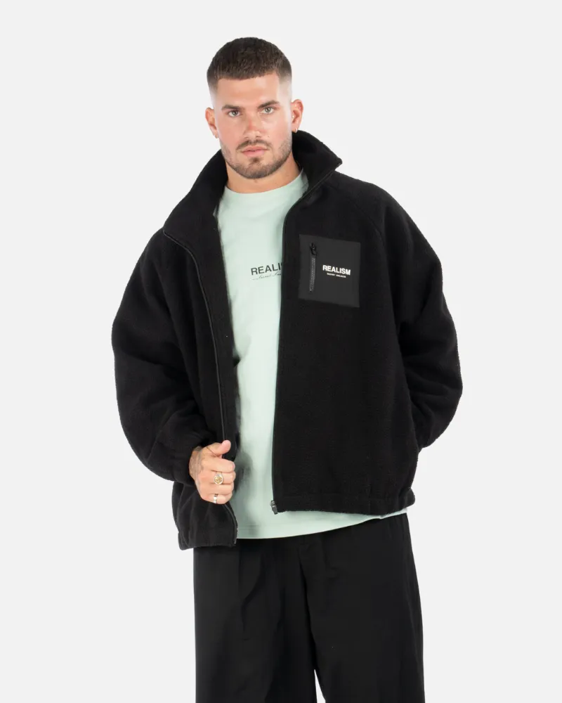 SSS REALISM STRIDE SHERPA JACKET BLACK