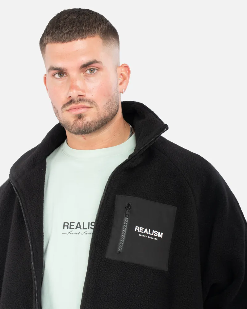 SSS REALISM STRIDE SHERPA JACKET BLACK