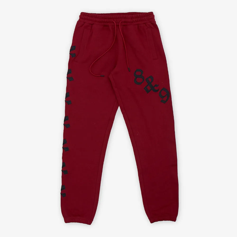 Streets & Aves Sweatpants Red