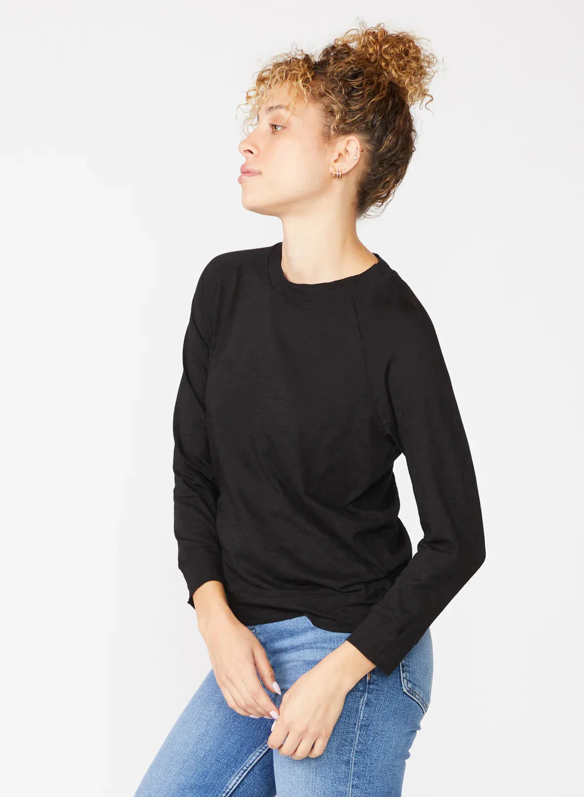 Supima Slub Jersey Sweatshirt Tee