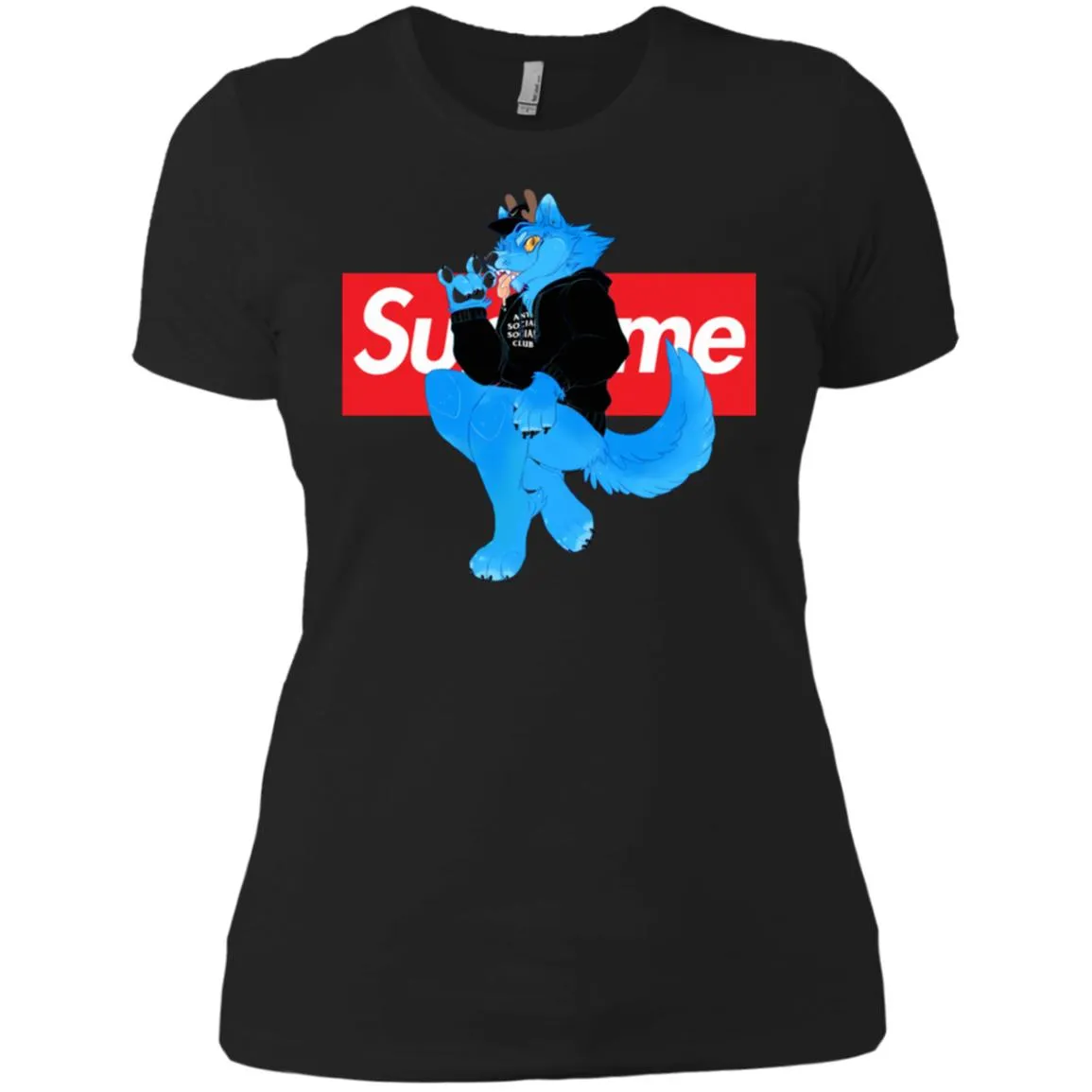 Supreme Woft T-shirt Women Cotton T-Shirt