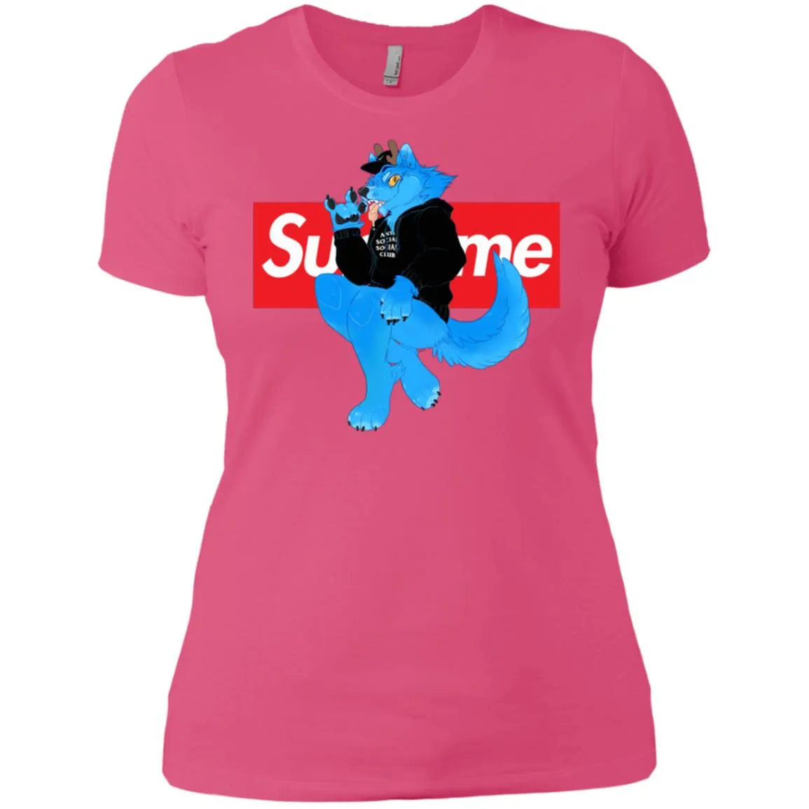 Supreme Woft T-shirt Women Cotton T-Shirt