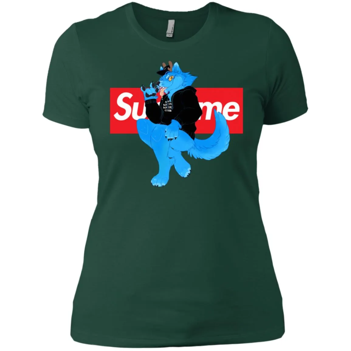 Supreme Woft T-shirt Women Cotton T-Shirt