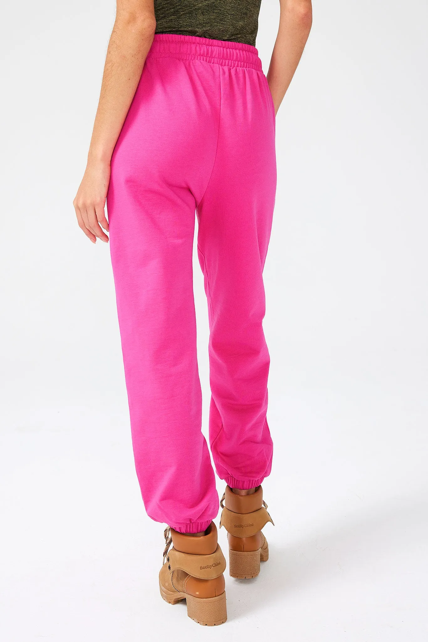 Sweatpants in Terez Pink