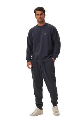 TEEK - Mens Navy Blue Ridged Comfort Sweatsuit Set