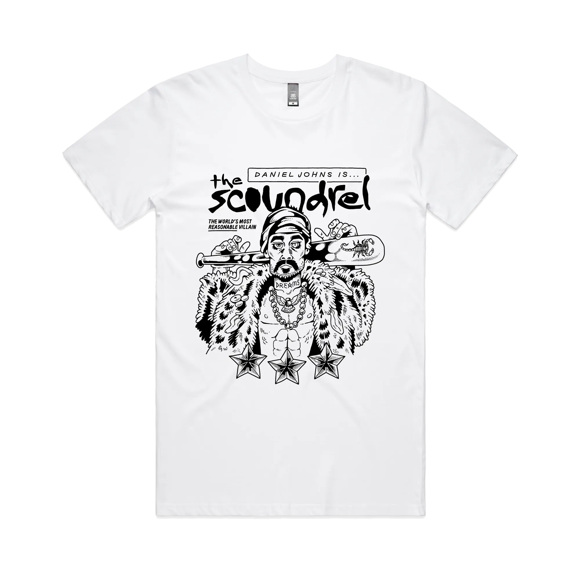 The Scoundrel / White T-Shirt