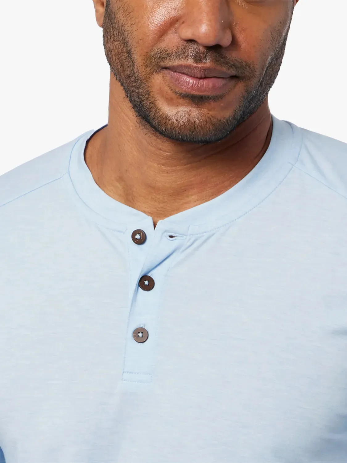 The SeaBreeze Henley | Blue Glow