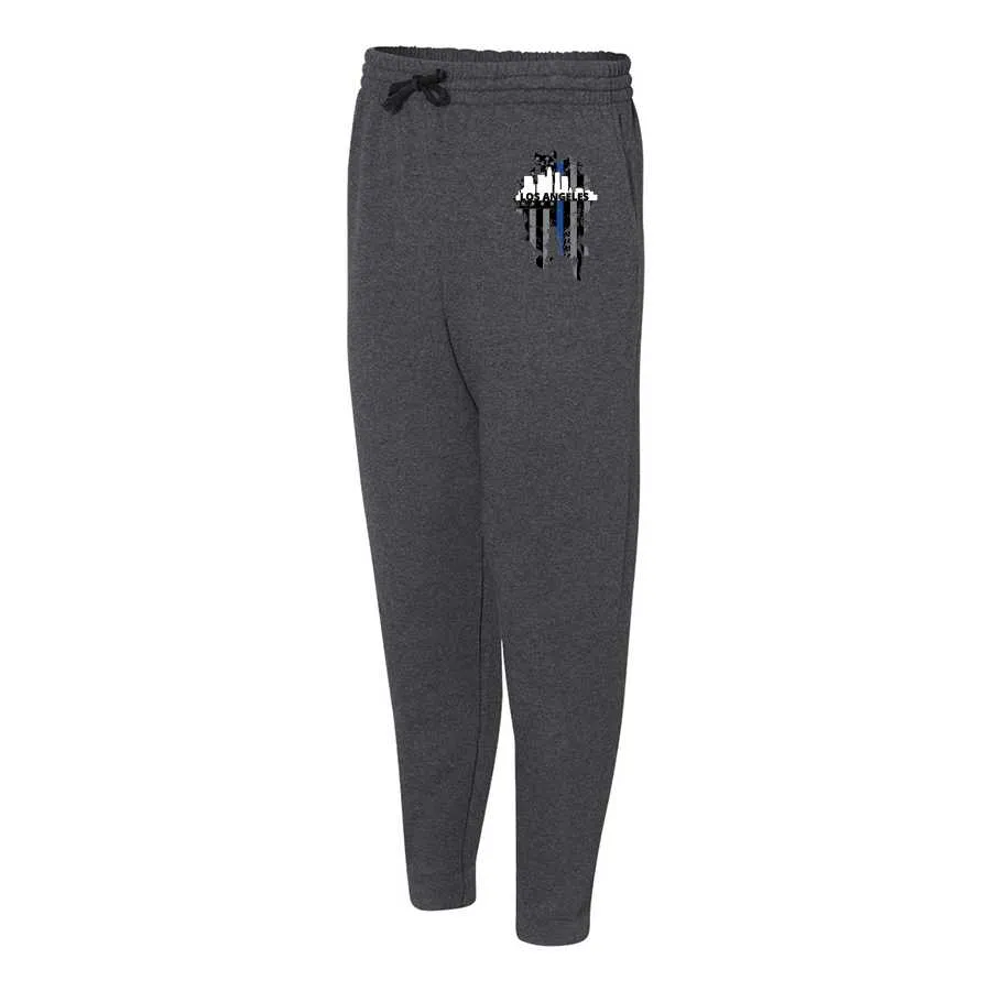 Thin Blue Line Los Angeles Skyline Joggers