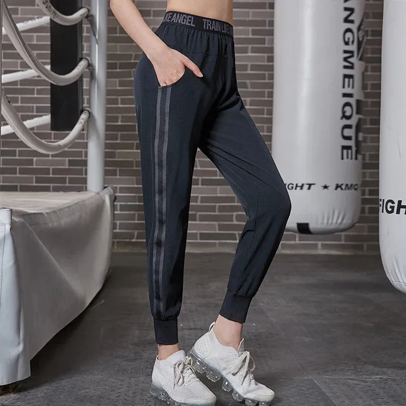 Thin Quick Dry High Waist Yoga Gym Sweatpant