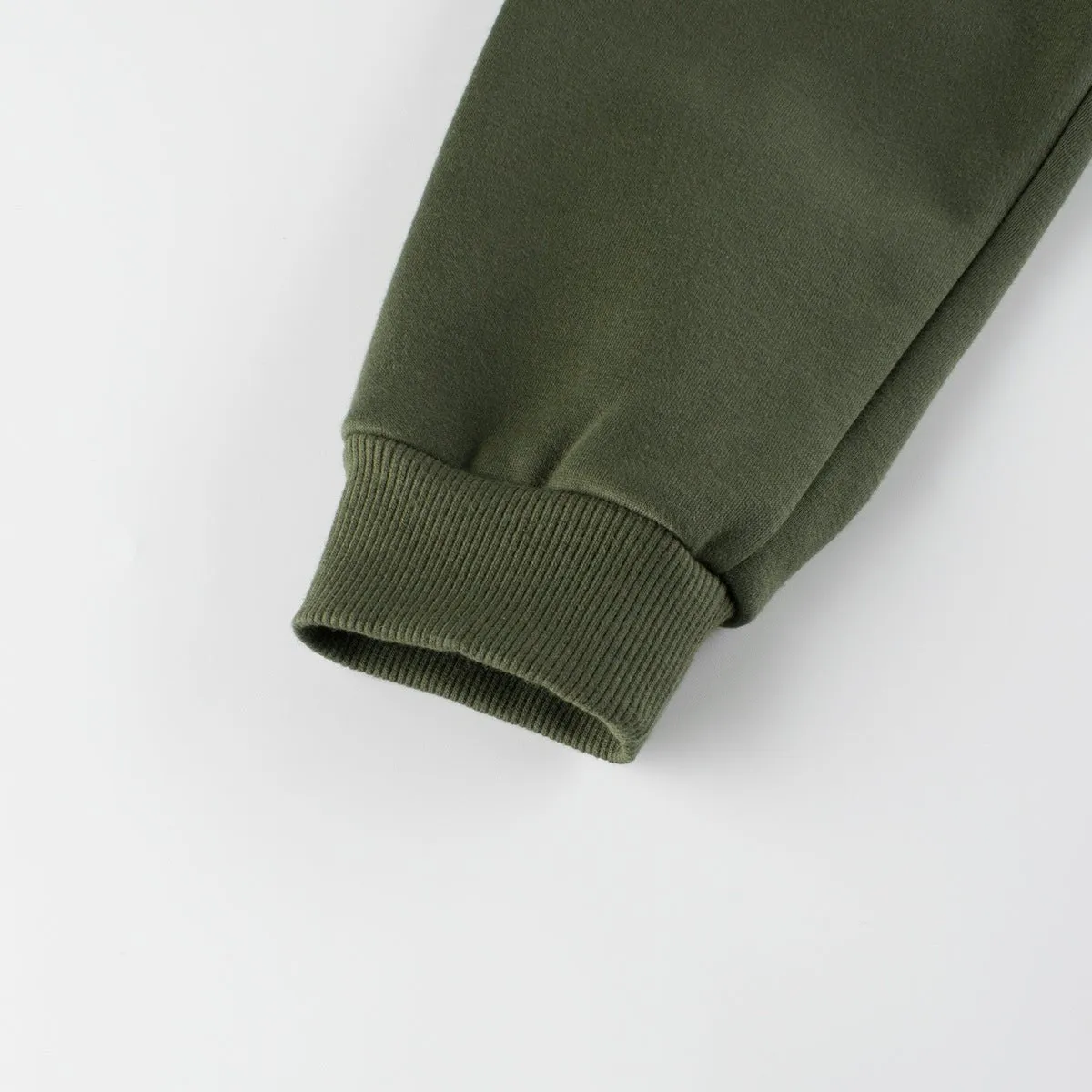 Toddler/Kid's Army Green Cotton Sweatpants