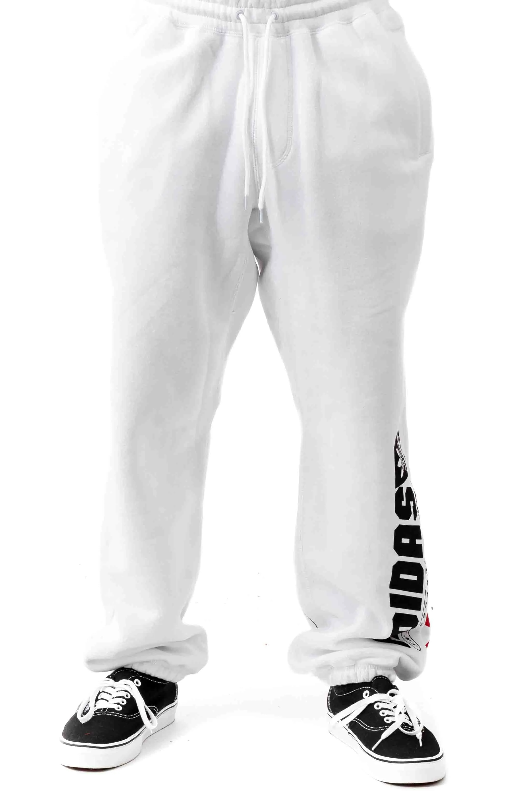 Toolkit Sweatpants - White/Black/Scarlet