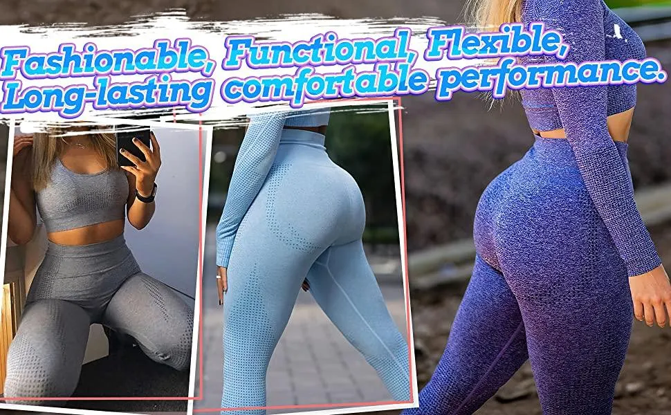 Trending High Waist Leggings - Women Smile Seamless Leggins Push Up Indoor Sport Fitness Running Pants - Elastic Trousers Gym Slim Pants (2U24)(BAP)(TBL)